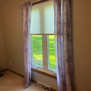 Lavender curtains